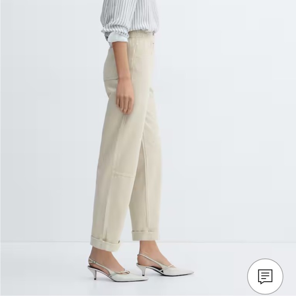 BNWT MANGO Highrise Tapered Jeans - Picture 6 of 9